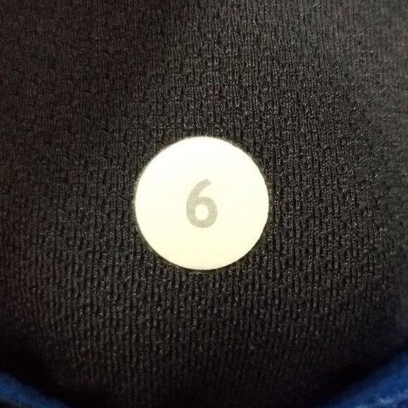 Lululemon Speed Tight IV Leggings Sz 6 Mini Ziggy Snake Pipe Dream Sapphire Blue - Picture 8 of 12